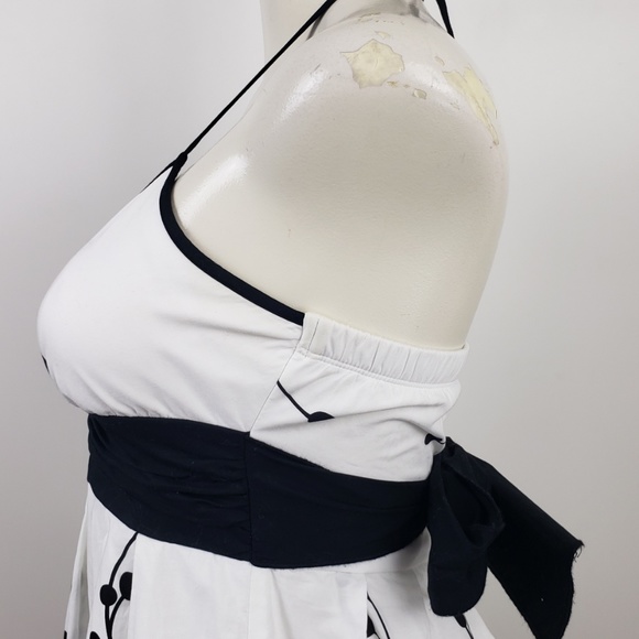 Speechless Dress size 5 White Black Floral Empire - Picture 4 of 7